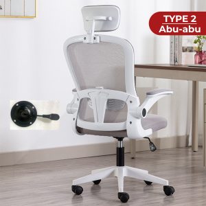 Kaki nilon kursi ergonomis yang kokoh dan tahan lama Kursi gaming dengan desain modern untuk ruang belajar Kursi kantor dengan ketinggian yang bisa diatur hingga 10 cm