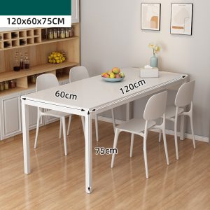 Meja makan minimalis putih dengan desain modern untuk ruang makan kecil. Meja makan multifungsi dengan permukaan luas untuk berbagai keperluan. Desain simpel meja makan putih yang cocok untuk kafe dan restoran. Material MDF berkualitas dan rangka baja kuat pada meja makan minimalis. Meja makan putih minimalis di ruang dapur apartemen modern. Meja makan minimalis dengan rangka baja kokoh dan tahan lama. Set meja makan putih dengan kursi modern di ruang makan bergaya minimalis. Meja makan putih dengan permukaan lebar untuk memuat banyak hidangan. Tampilan elegan meja makan minimalis di ruang makan rumah modern. Kombinasi meja makan putih dengan dekorasi warna cerah di ruang makan.