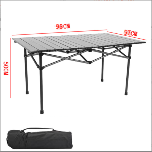 Meja lipat aluminium ringan dengan desain praktis. Meja camping portabel dan serbaguna untuk kegiatan outdoor. Meja lipat tahan beban hingga 100kg dengan kaki besi kokoh. Meja lipat camping kuning dan hitam cocok untuk outdoor dan indoor. Desain meja lipat camping yang mudah disimpan dan dibawa.